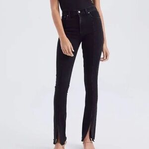AF The Skinny High Rise front split Jean
